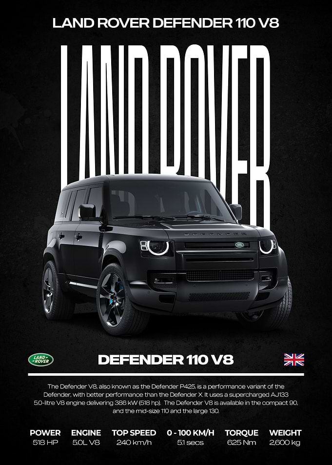 Land Rover Defender 110 V8