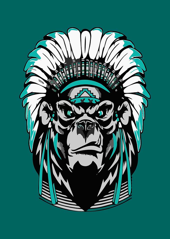 Gorilla Chief Illustration