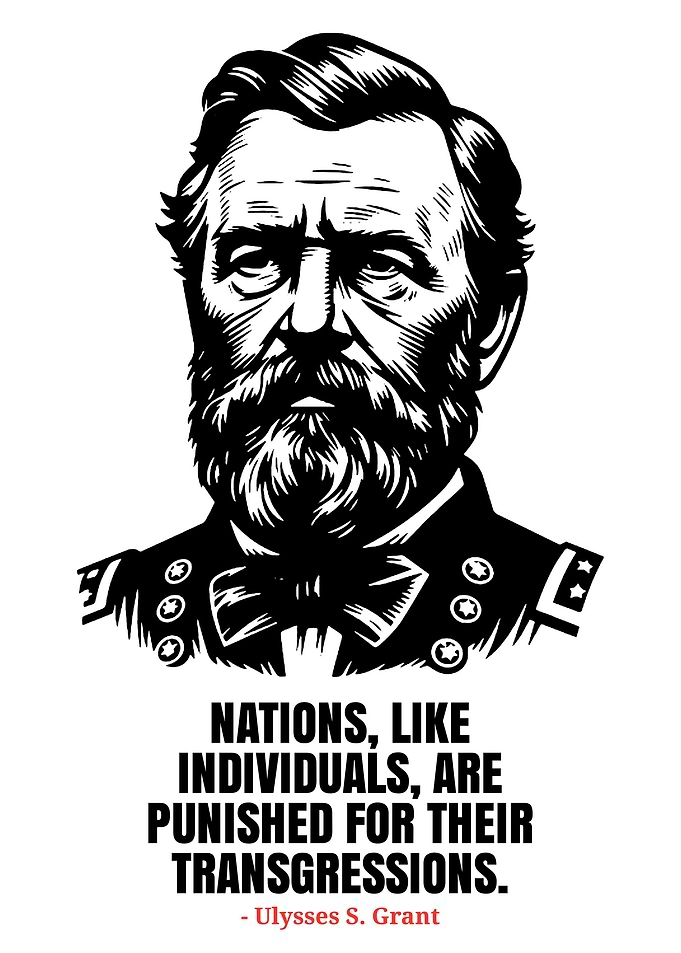 Ulysses S. Grant Portrait and Quote