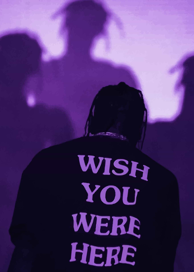 Wish You Were Here Purple