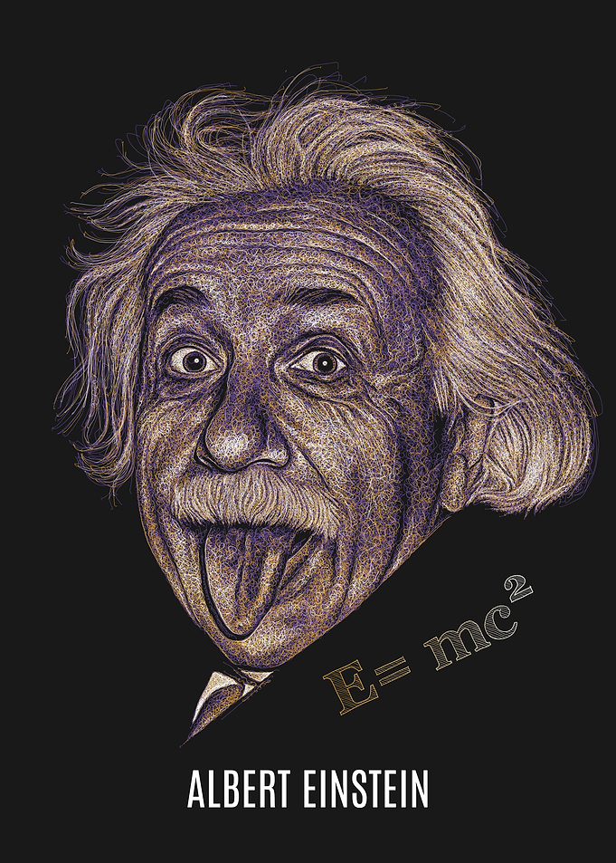 Albert Einstein Portrait
