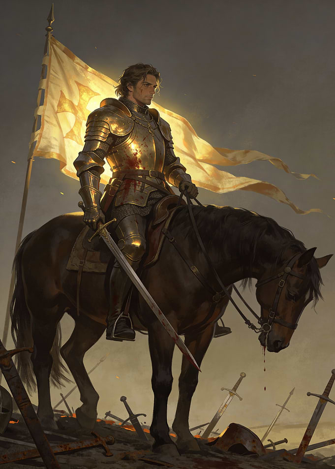 Knight on Horseback After Battle
