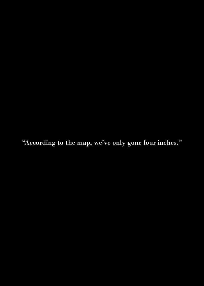 Humorous Quote: Four Inches on Map