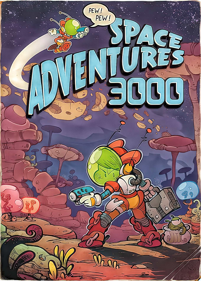 Space Adventures 3000 Comic Book Cover