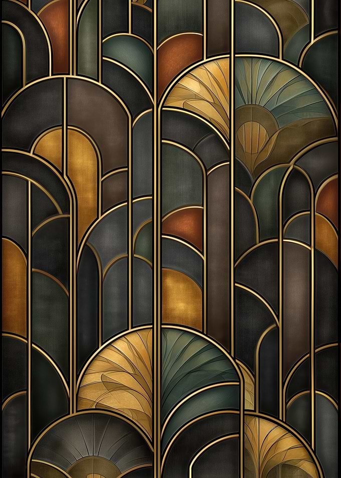 Art Deco Geometric Pattern