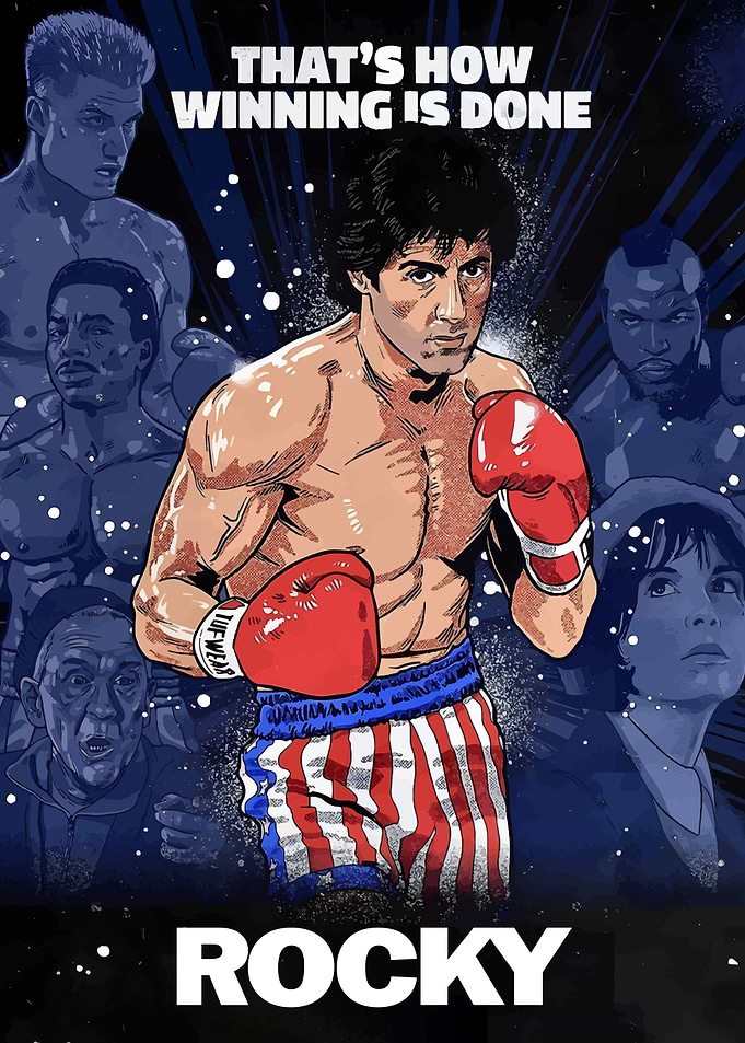 Rocky Movie Poster Art