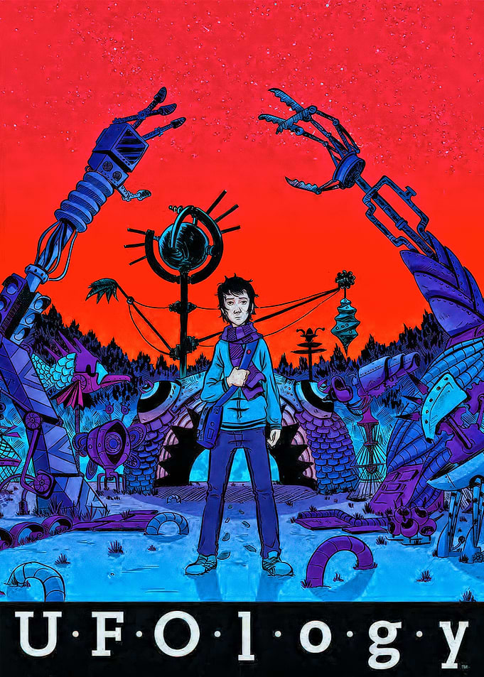 Ufology Comic Book Cover Art