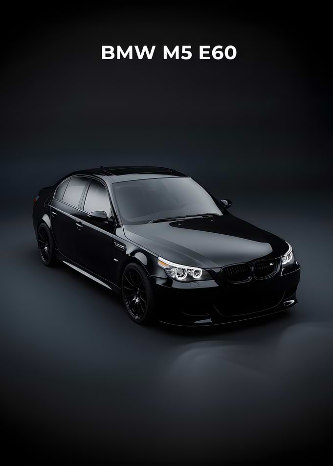 Black BMW M5 E60