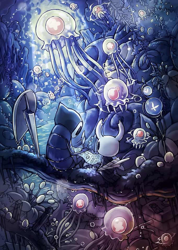 Hollow Knight: Writing in Deepnest