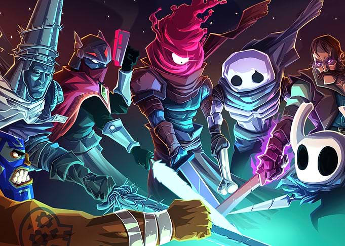 Indie Game Character Crossover Illustration