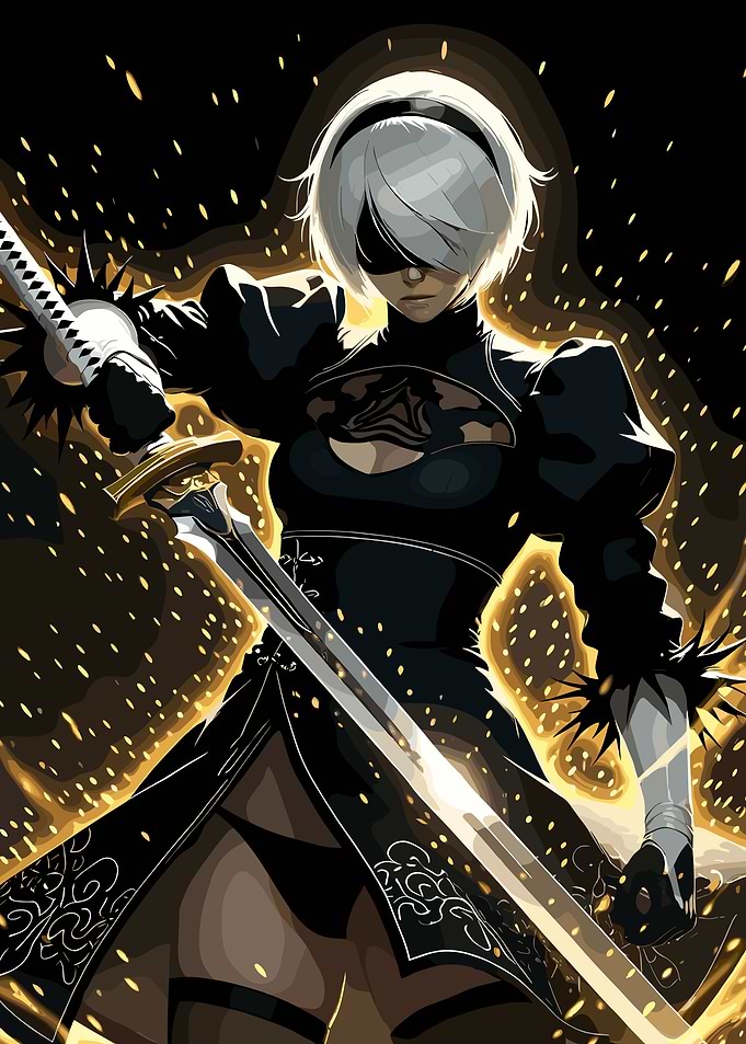 2B Nier Automata Fanart