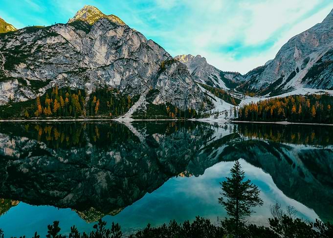 Mountain Lake Reflection