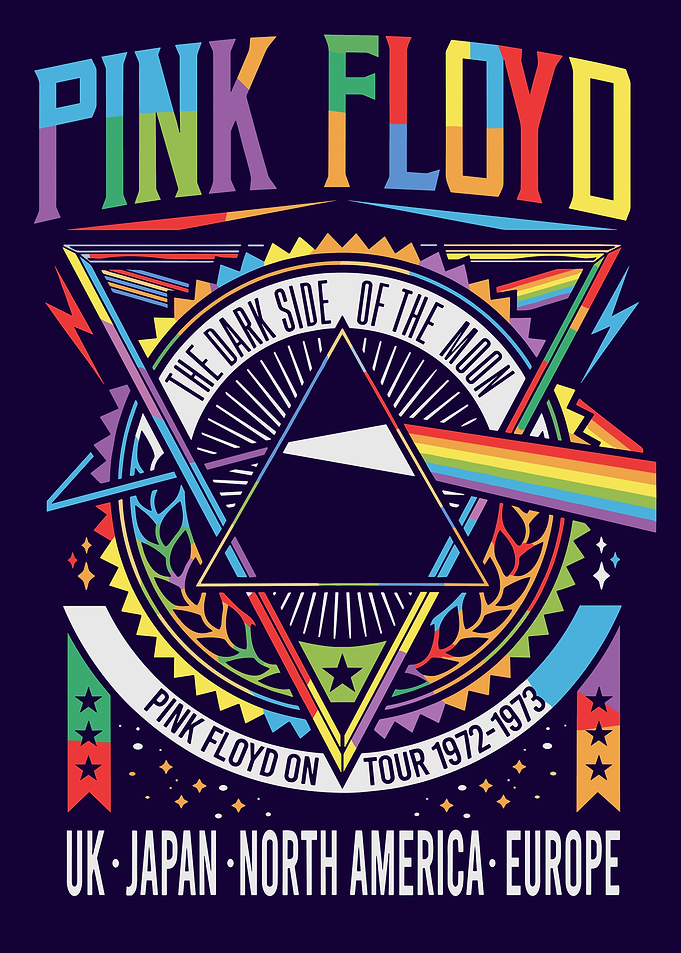 Pink Floyd Dark Side Tour Poster