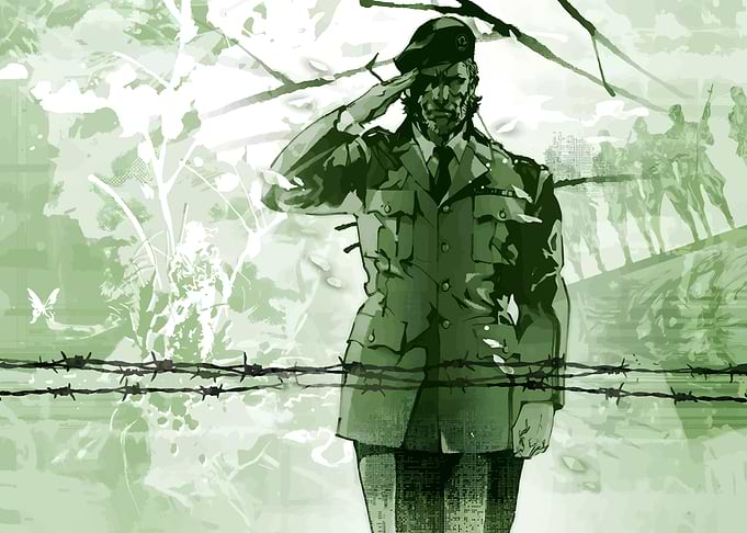 Metal Gear Solid: Naked Snake Saluting