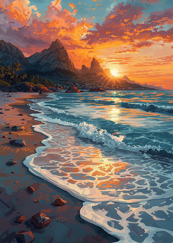Tropical Beach Sunset