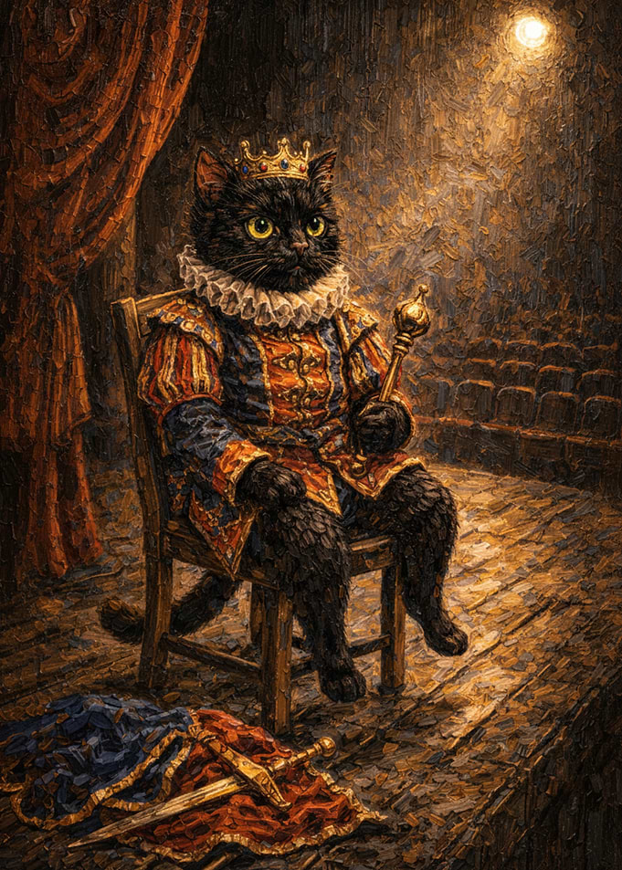 Royal Cat Portrait