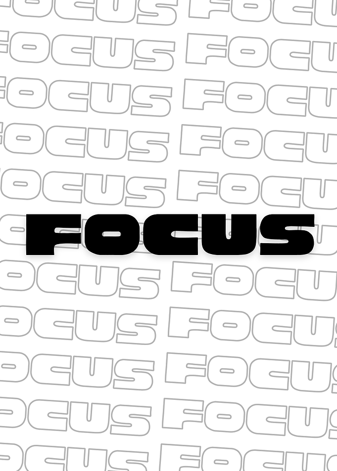 Focus Text Art