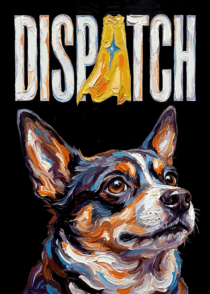 Dispatch Dog Painting