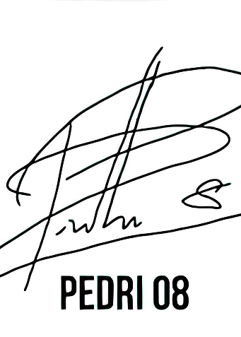 Pedri signature