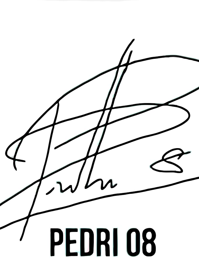 Pedri signature