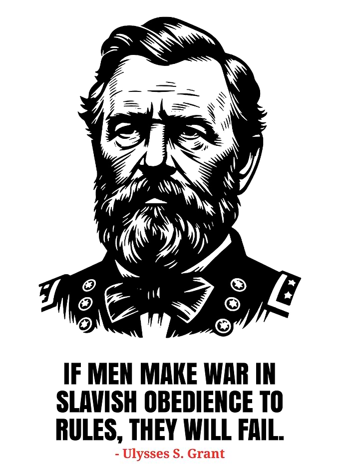 Ulysses S. Grant Quote Portrait