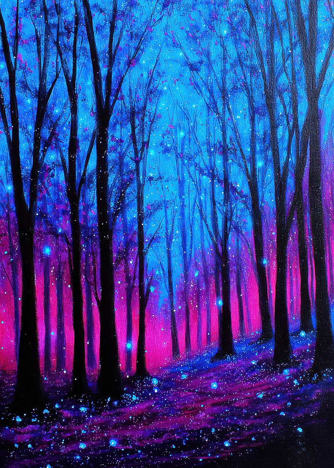 Enchanted Forest Painting