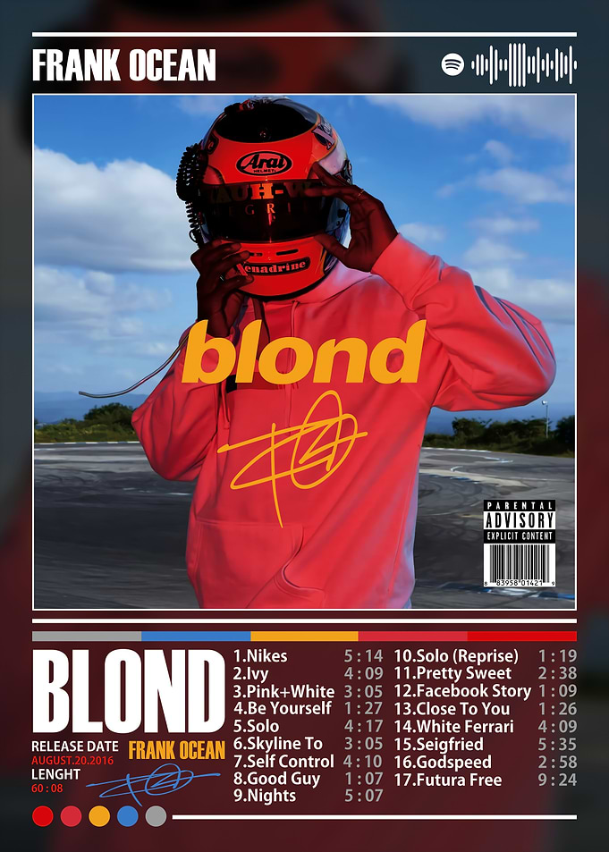 Frank Ocean - Blond Album Cover