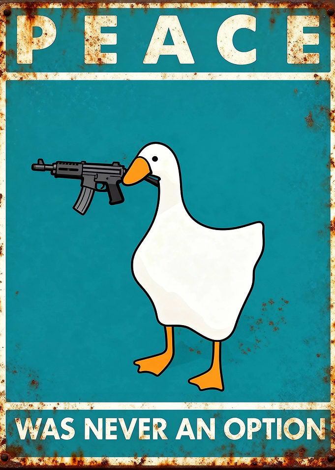 Peace Was Never An Option Goose