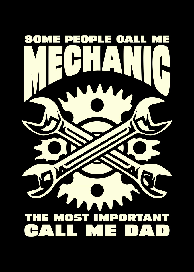 Mechanic Dad Graphic