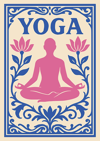 Yoga Meditation Lotus Flowers Art