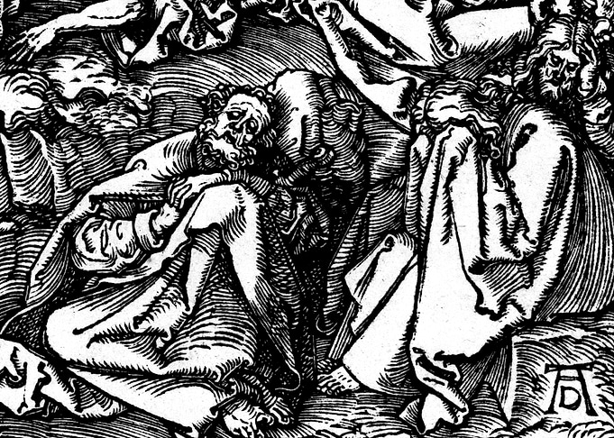 Christ on the Mount of Olives Albrecht Durer Engraving