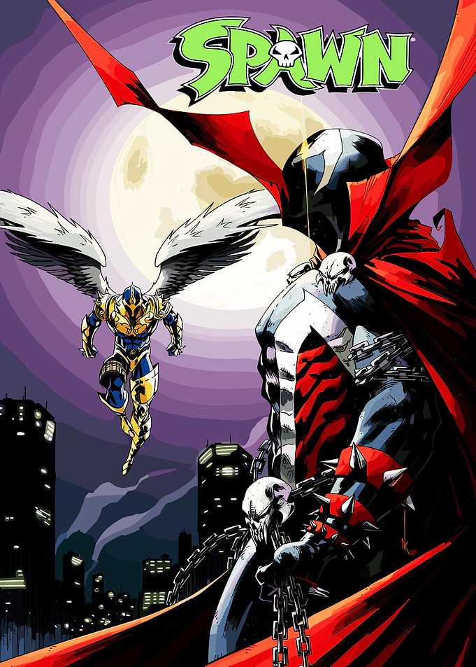Spawn Comic Cover Art