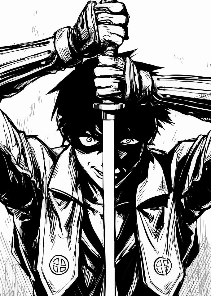 Samurai Warrior with Sword