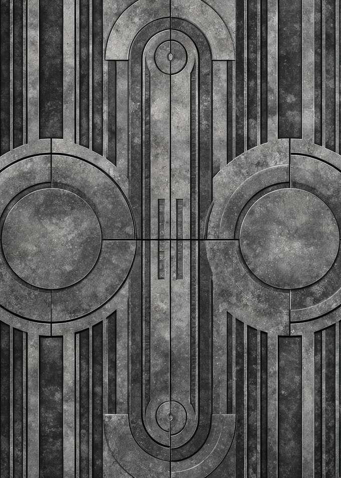 Art Deco Metallic Pattern