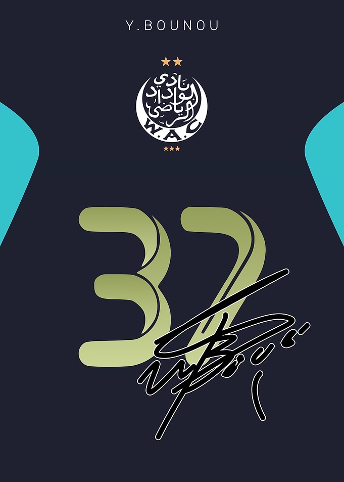 Wydad Casablanca | Y. Bounou Soccer Jersey Design