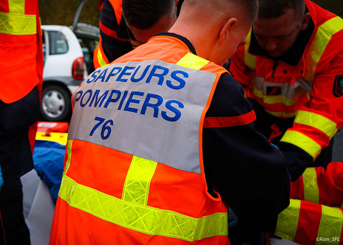 French Firefighters at Work