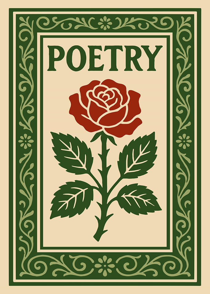 Poetry Rose Illustration