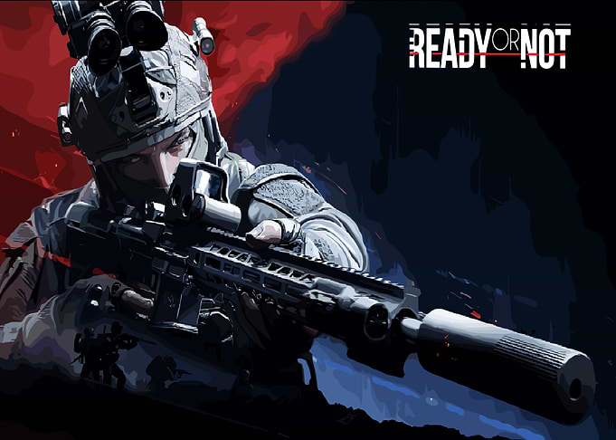 Ready or Not Game Illustration