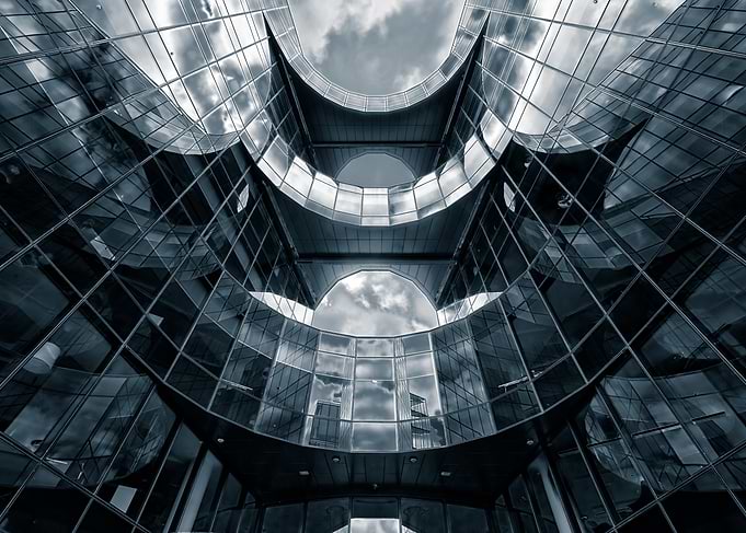 Modern Architecture Skyward View