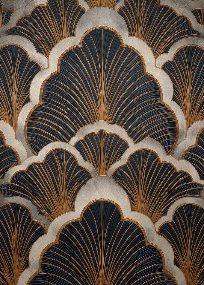 Art Deco Fan Pattern