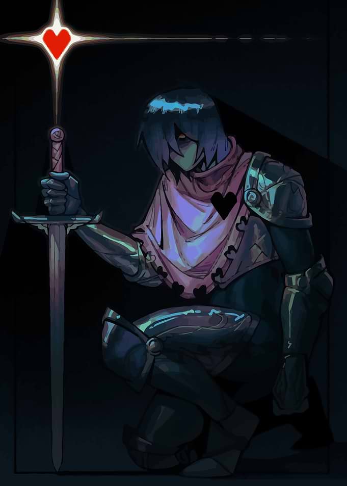Kris Deltarune with Sword