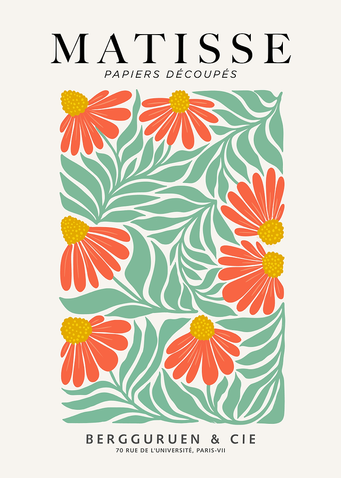 MATISSE | Sept fleurs orange