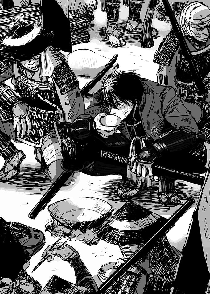 Samurai Warrior Resting