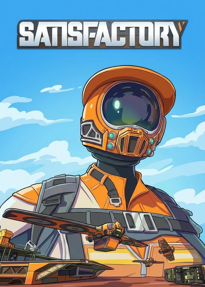 Satisfactory Game Cover Art