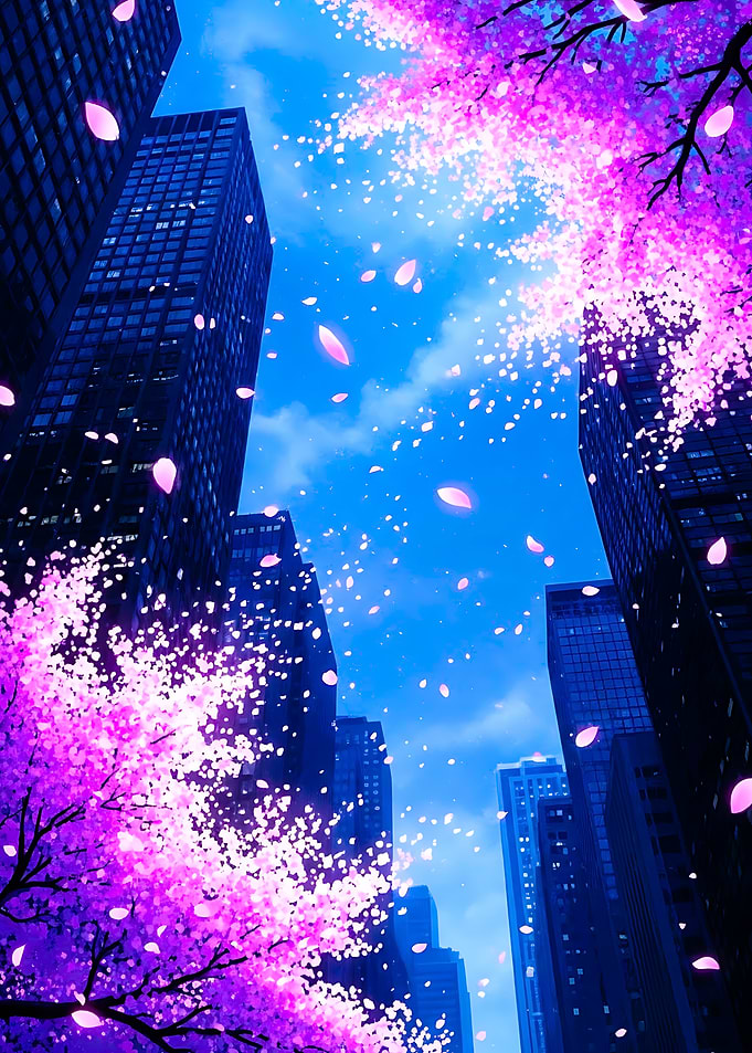 Cherry Blossoms in the City