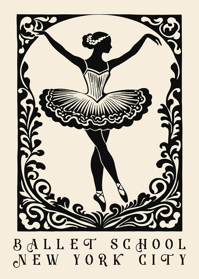 Ballet School New York City Poster