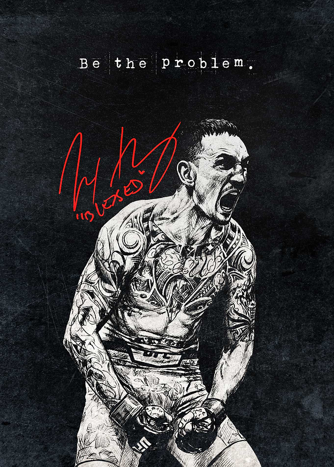 Inspirational Gym Poster – Be the Problem