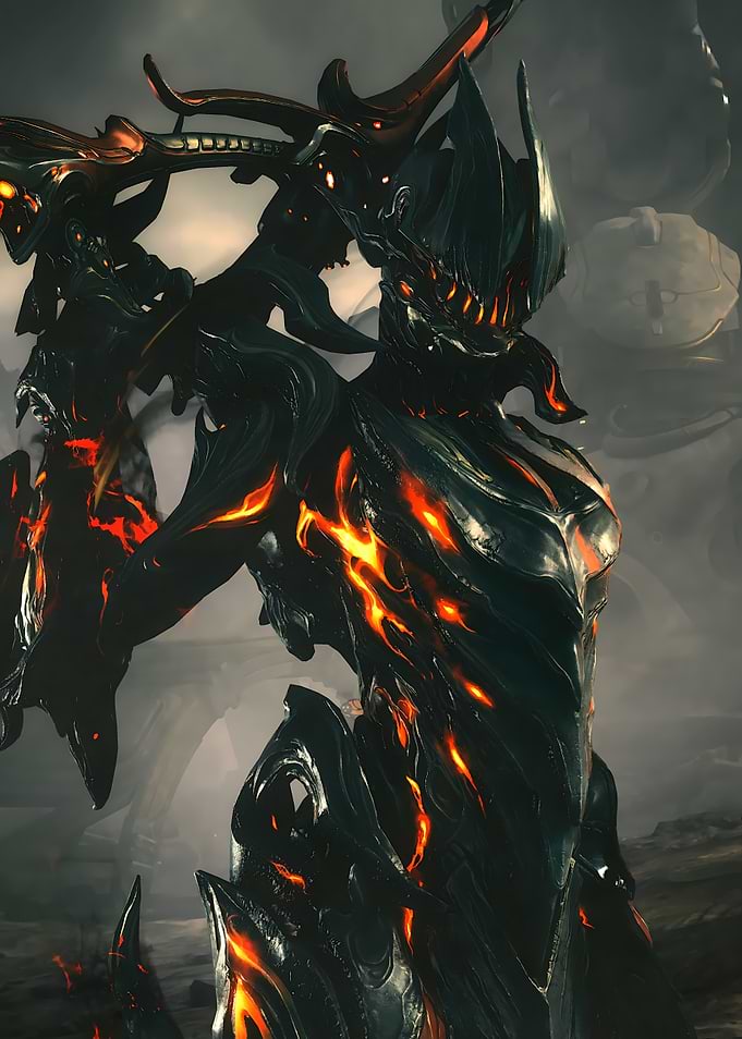 Warframe Dark Lava Warrior
