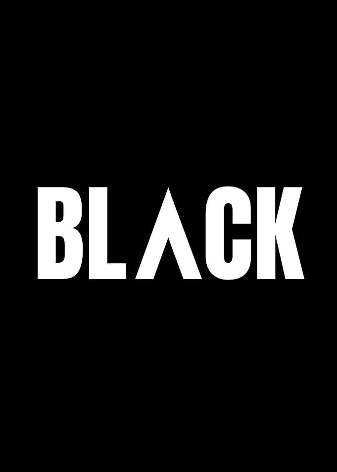 Black Text on Black Background