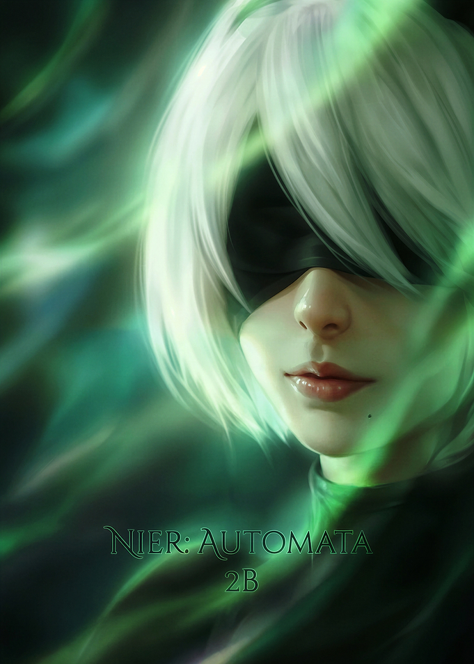 Nier: Automata 2B Portrait